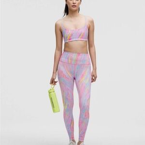 Colorful Abstract Print Lululemon Bra